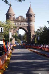 Inspiring finish line - Hartford Half Marathon